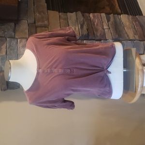 -Hippie Rose Heather red short sleeve t-shirt size medium